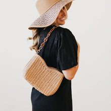 Load image into Gallery viewer, Staycation Straw Shoulder &amp; Crossbody Bag
