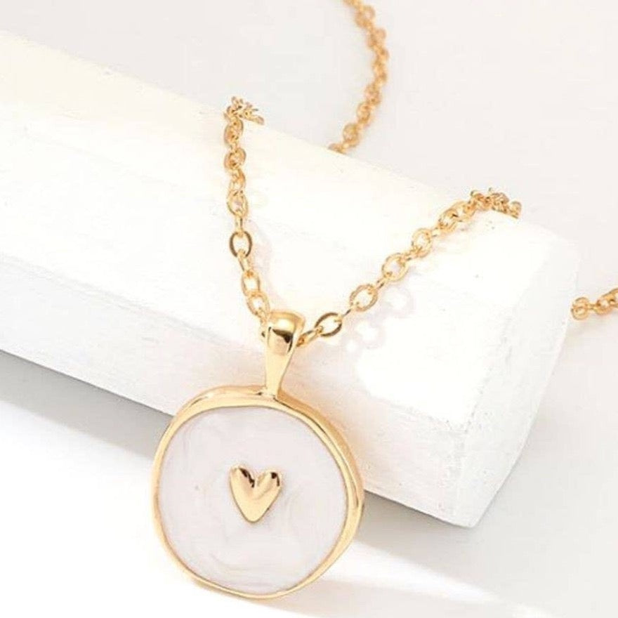 Gold Heart Pendant necklace