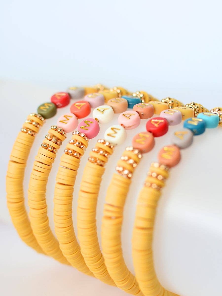 Multi Colored MAMA word beaded bracelet