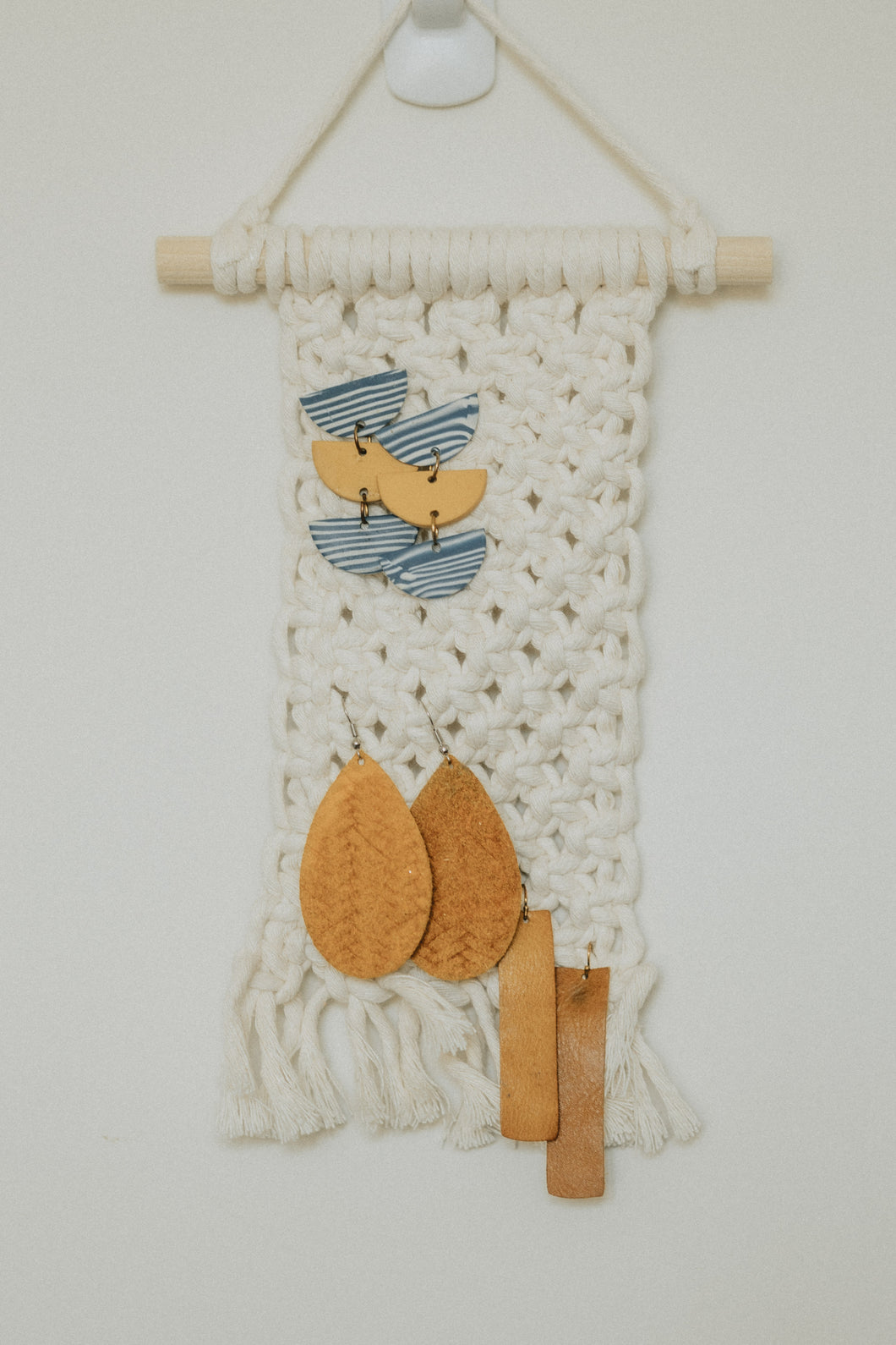 Macrame Earring Holder