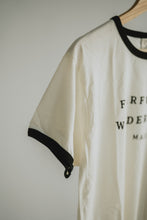 Load image into Gallery viewer, FEARFULLY AND WONDERFULLY MADE Ringer Graphic T-Shirt
