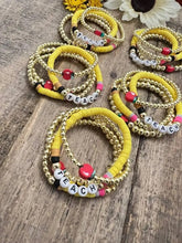 Load image into Gallery viewer, TEACH beaded bracelet
