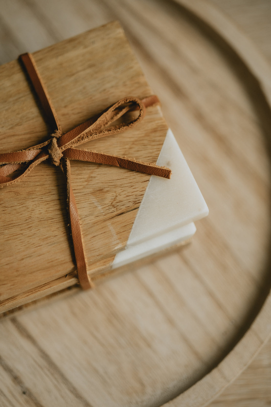 White Marble Coasters