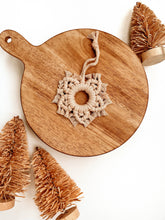 Load image into Gallery viewer, Macrame Ornament | Snowflake Christmas Tree Boho Decor

