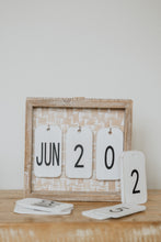 Load image into Gallery viewer, Bamboo wood calendar

