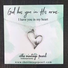 Load image into Gallery viewer, I Have You In My Heart Necklace (sterling silver)
