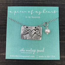 Load image into Gallery viewer, A Piece of My Heart is in Heaven Necklace
