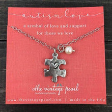 Load image into Gallery viewer, Autism Love Necklace
