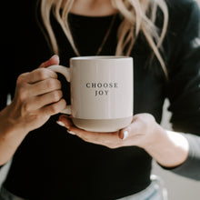 Load image into Gallery viewer, Choose Joy Stoneware Coffee Mug
