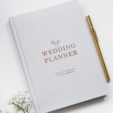 Load image into Gallery viewer, My Wedding Planner, Grey + Rose Gold Foil
