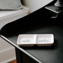 Load image into Gallery viewer, Mr and Mrs Jewelry Dish
