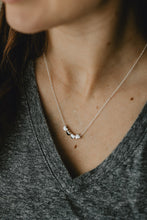 Load image into Gallery viewer, All My Loves Necklace (Sterling Silver - 2-6 hearts)
