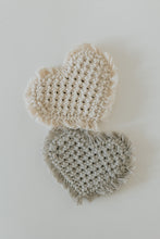 Load image into Gallery viewer, Heart Macrame Mug Rug/Coaster
