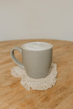 Load image into Gallery viewer, Heart Macrame Mug Rug/Coaster
