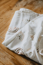 Load image into Gallery viewer, Earthy Rainbow Organic Muslin Blanket
