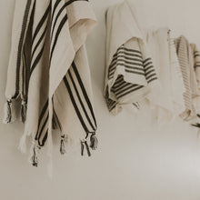 Load image into Gallery viewer, Turkish Cotton + Bamboo Hand Towel - Multi Stripes
