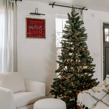 Load image into Gallery viewer, Merry Plaid Wood Sign 8x8
