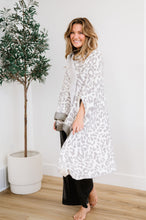 Load image into Gallery viewer, Luxe Wearable Blanket - Grey Beige Leopard
