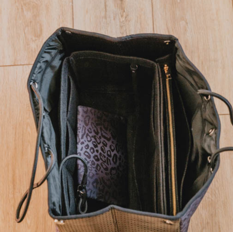 Tote Bag Purse Organizer Insert - Black