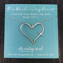 Load image into Gallery viewer, His Word in My Heart Necklace
