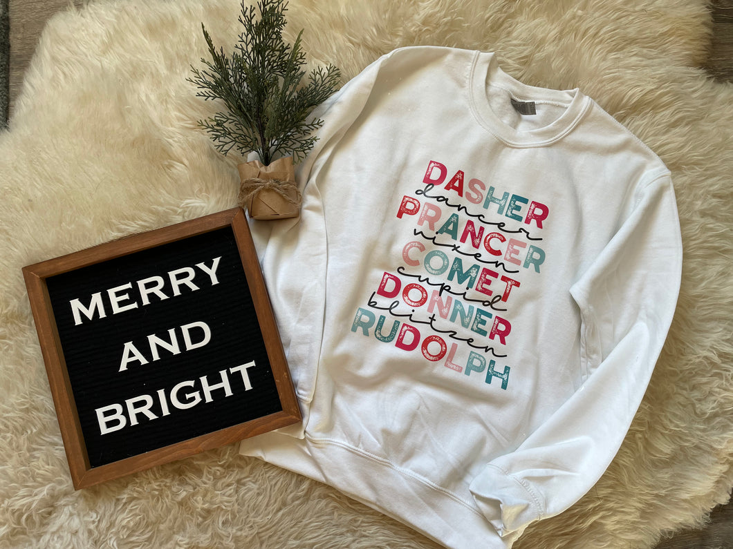 Santa’s Reindeer Sweatshirt