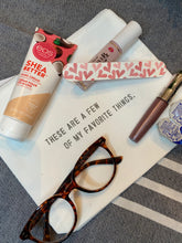 Load image into Gallery viewer, Favorite Things Canvas Zip Pouch
