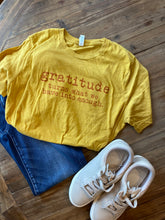 Load image into Gallery viewer, Gratitude turns what we have into enough t shirt
