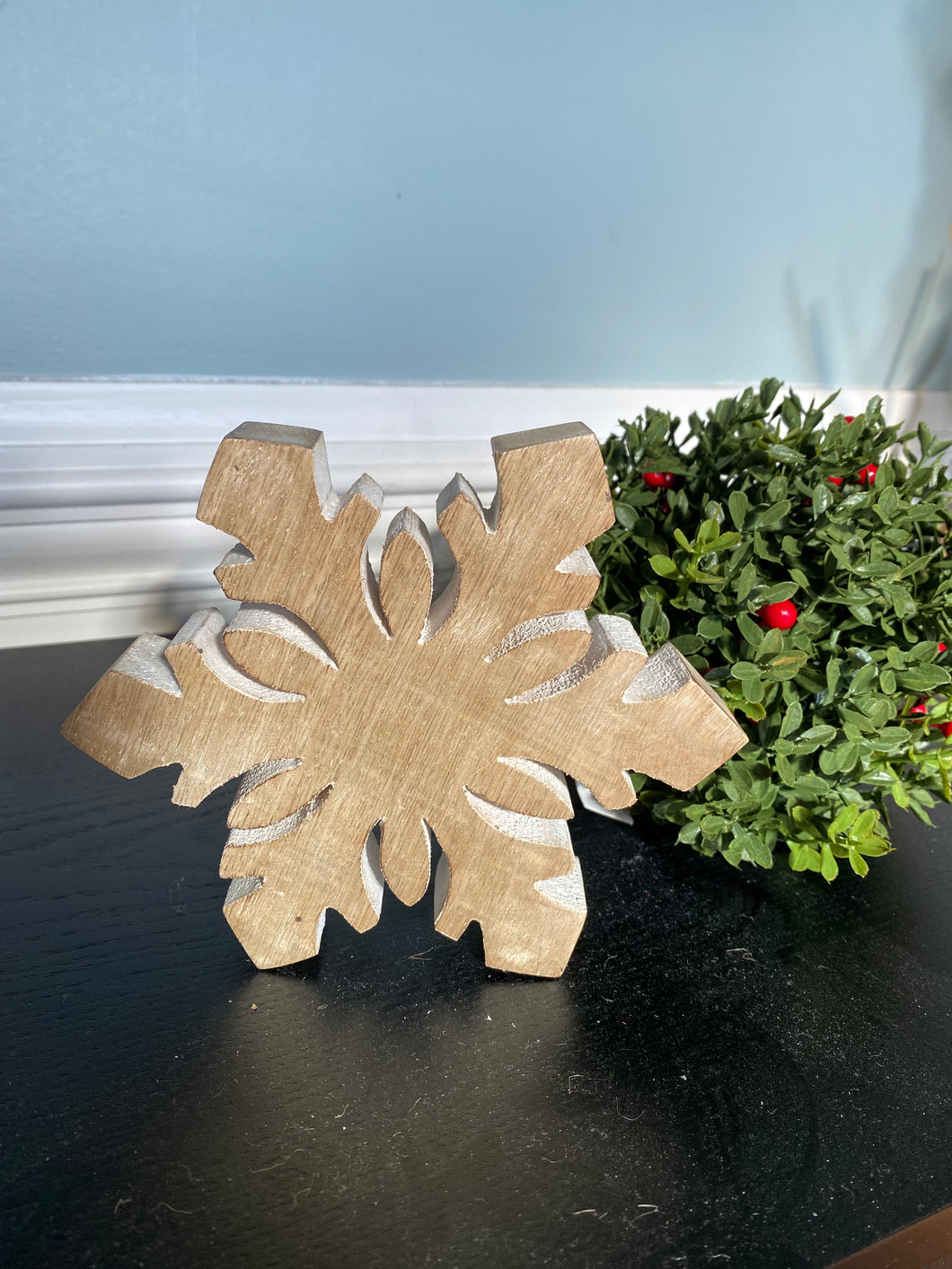 Wooden Snowflake Style B