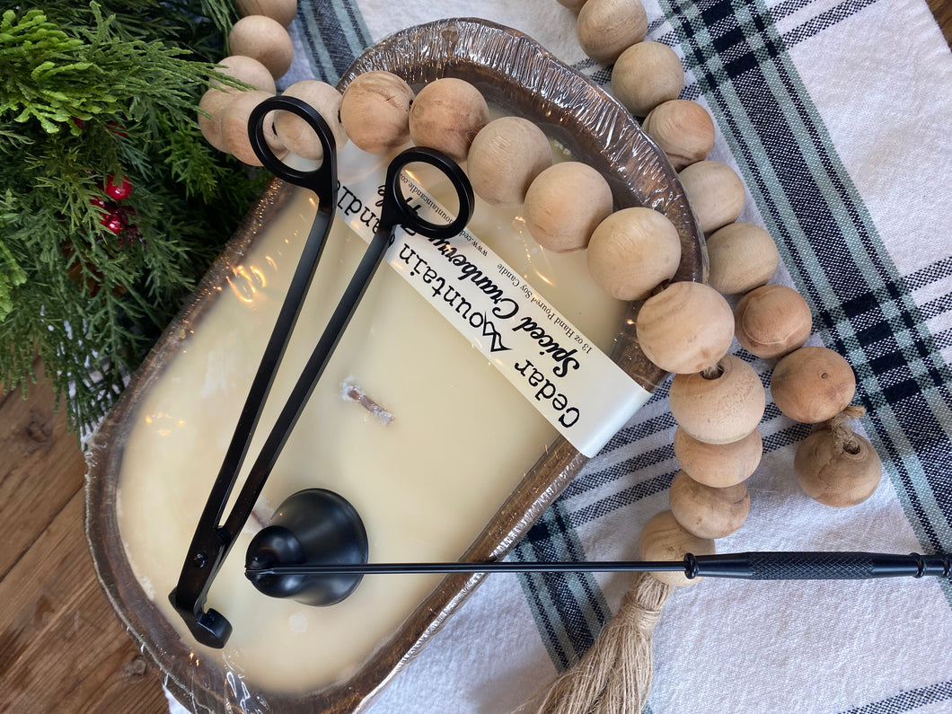 Candle accessory set in Cardboard book