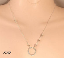 Load image into Gallery viewer, Annie - Fine Silver/Sterling Silver/Labradorite Necklace
