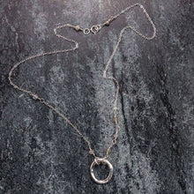 Load image into Gallery viewer, Annie - Fine Silver/Sterling Silver/Labradorite Necklace
