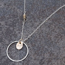Load image into Gallery viewer, Abigail - Silver and Gold Necklace
