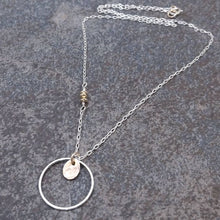Load image into Gallery viewer, Abigail - Silver and Gold Necklace
